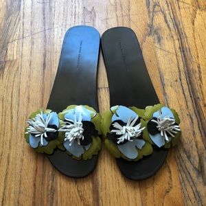 Zara Collection Flower Flats